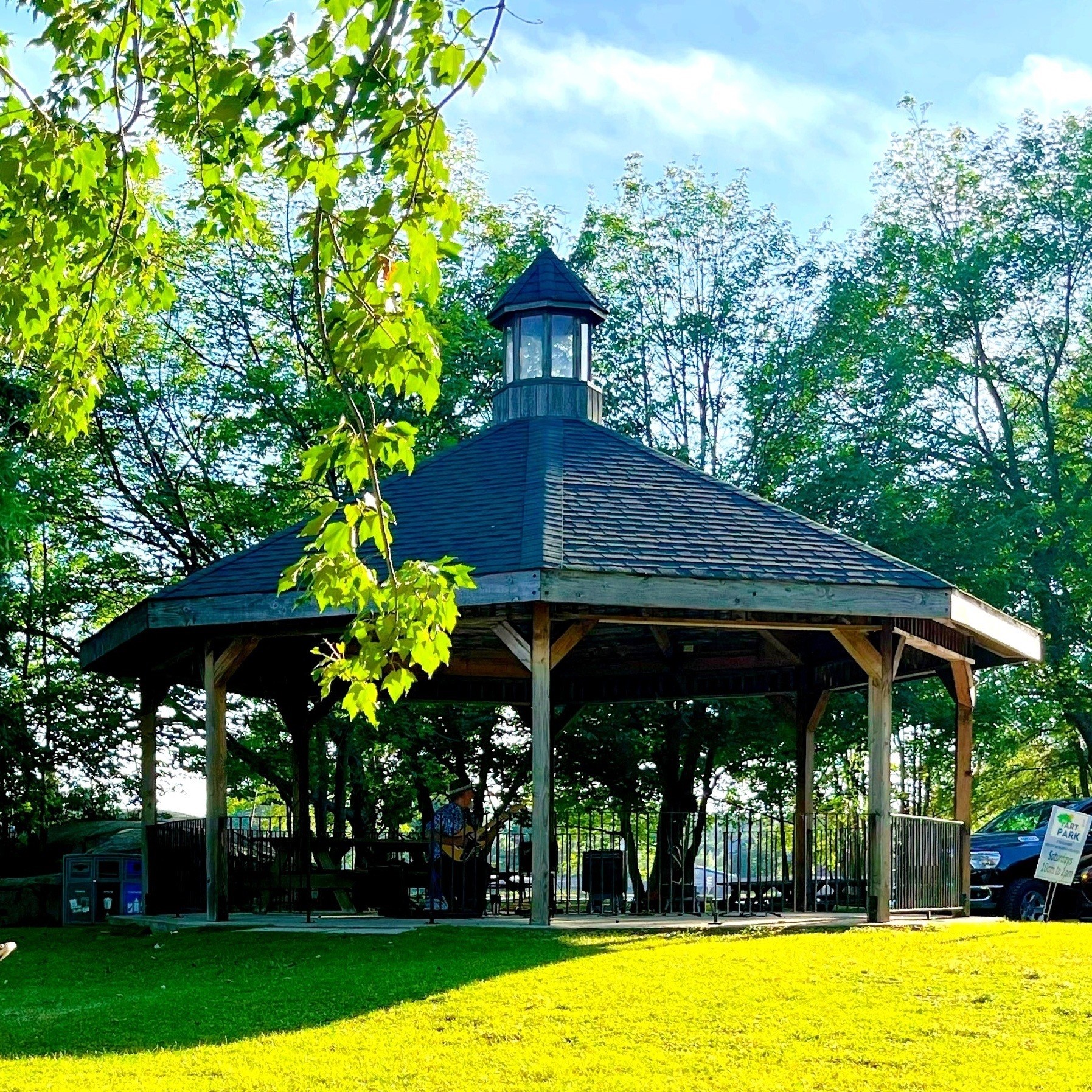Centennial Park Gazebo on a sunny day