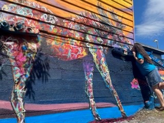 mortimer the moose mural