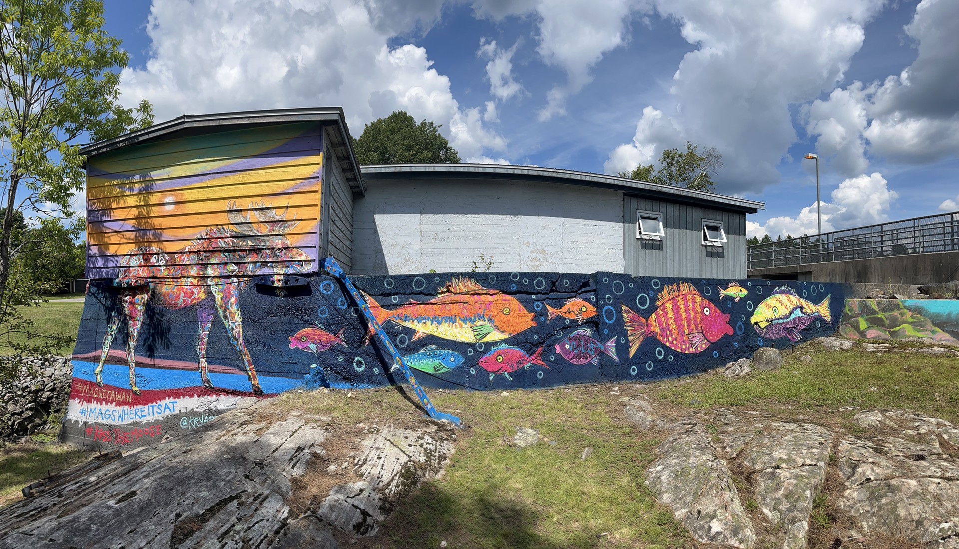 mortimer the moose mural