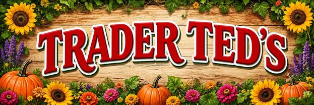 May be an image of text that says '品 TRADER TED'S'