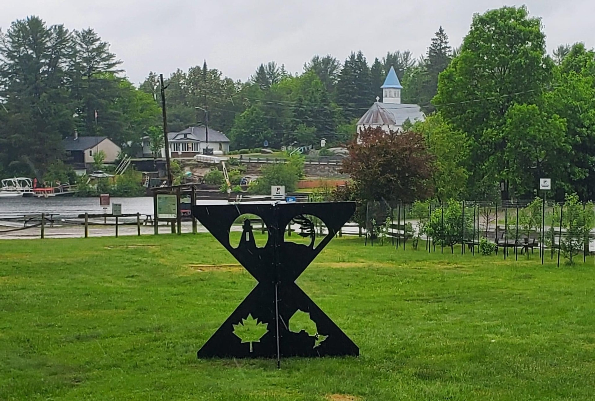 temporary installation entitled "X" Marks the Spot