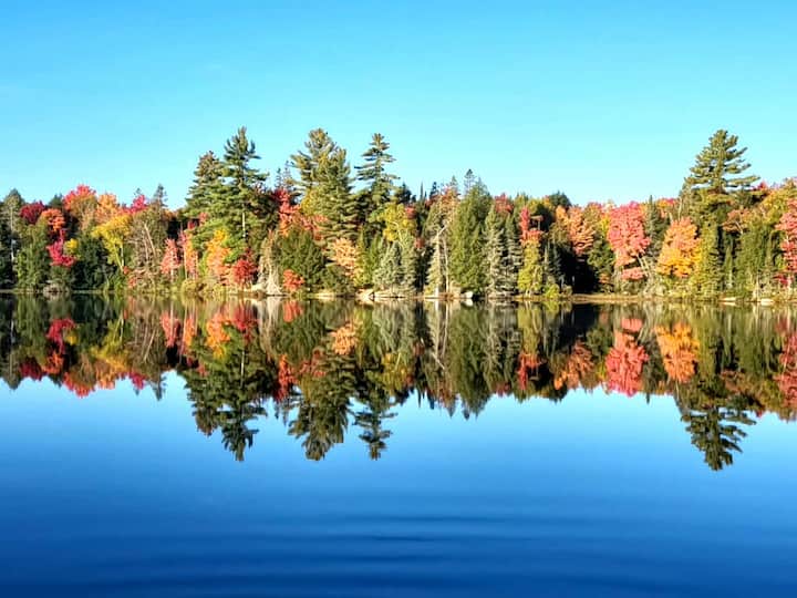 Hughes  Lake in October