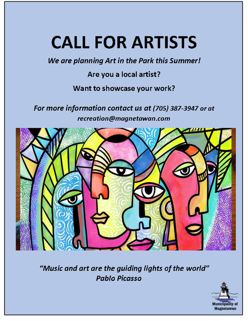 CALL FOR ARTISTS - ART IN THE PARK - Municipality of Magnetawan